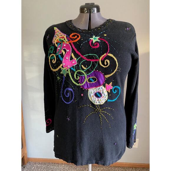 Y2K 2000 New year sweater - Picture 1 of 11